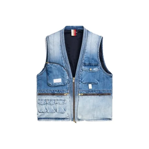 KITH Denim Quilted Tactical Vest