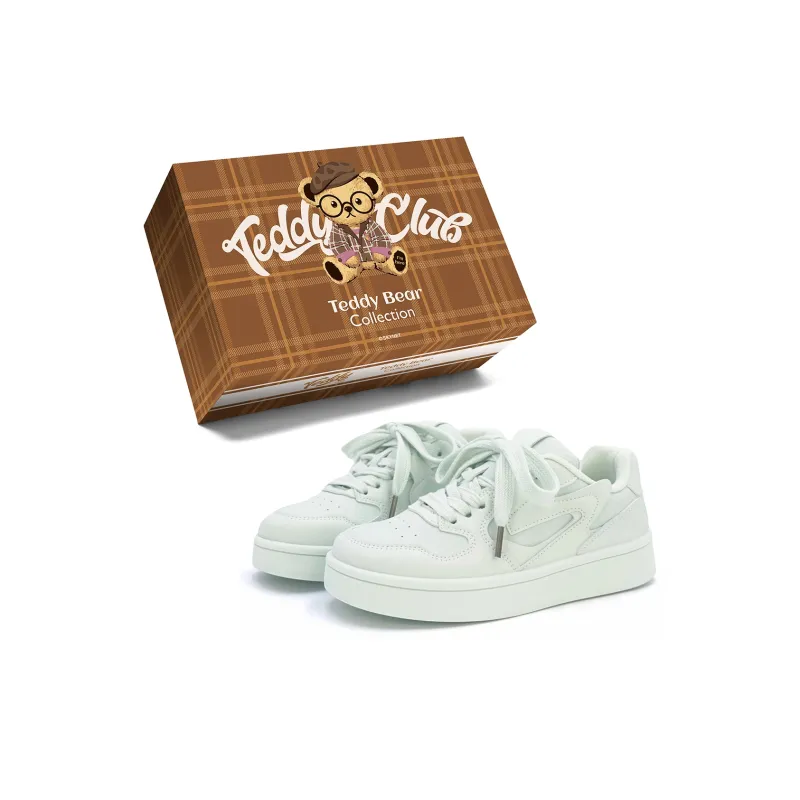 Teddy Bear Collection Slip Resistant, Abrasion Resistant, Lightweight Low Top Skateboard Shoes Women's-5