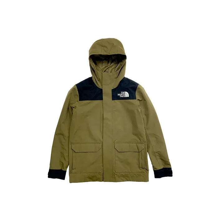 THE NORTH FACE Waterproof And Windproof Windbreaker Jacket Men's Green-0