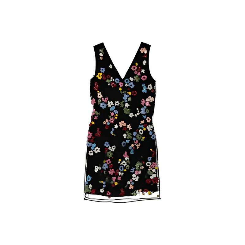 Burberry Sleeveless Dress Women's Bright Red-1
