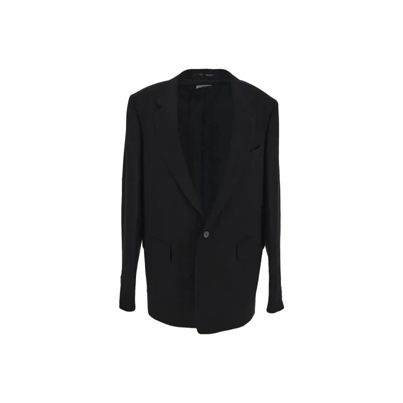 DRIES VAN NOTEN Single Breasted Tailored Blazer-0