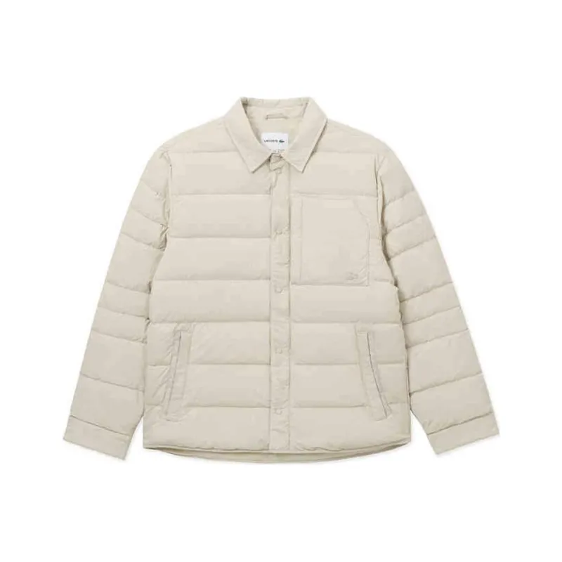 LACOSTE Down Jacket Men's Light Gray-0