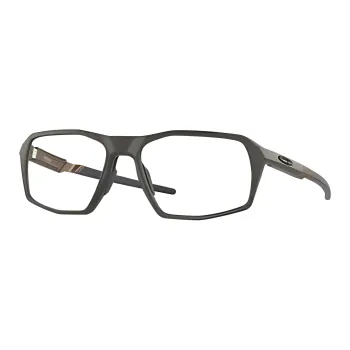 Oakley Acetate Irregular Shape Eyeglass Frames Men's Gray