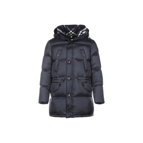 Burberry Men Logo Detail Hooded Puffer Coat
