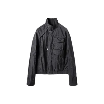 HUANXIANGZHE Jackets Coats Unisex Black