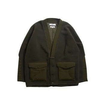 FDMTL FW21 Suit Collar Moderate Puffer Jacket Unisex Khaki