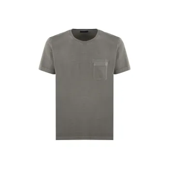 FAY Logo-embroidered Cotton T-shirt