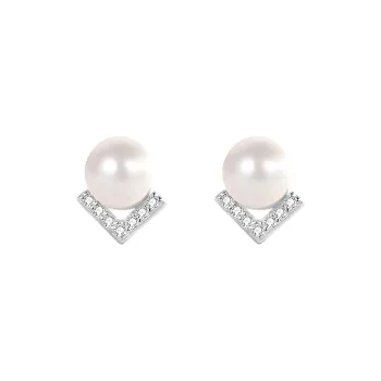 PIARA Faux Pearl Stud Earrings Women's