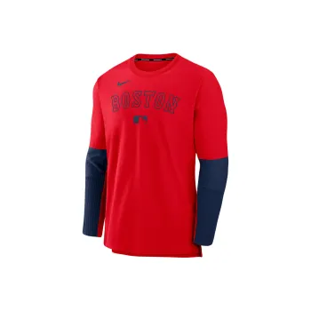 Nike Boston Sox Authentic Collection Player Men's Nike Dri FIT Mlb Pullover Sweatshirt