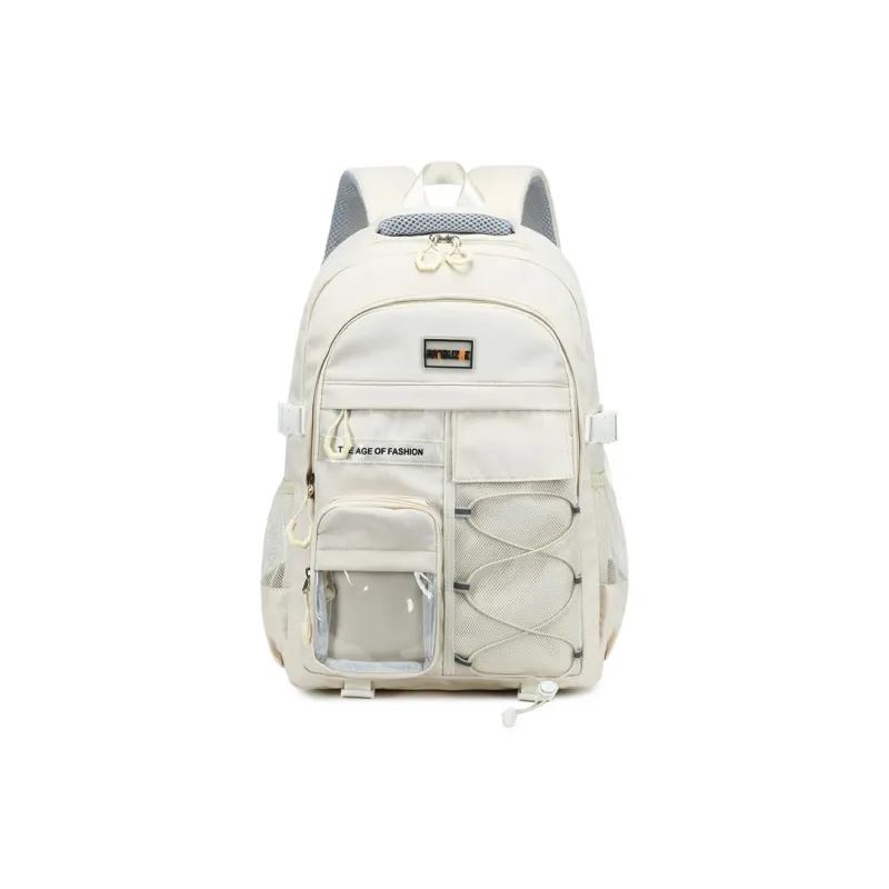 Alcohol Dragon Polyester Backpack Unisex Multicolor-3