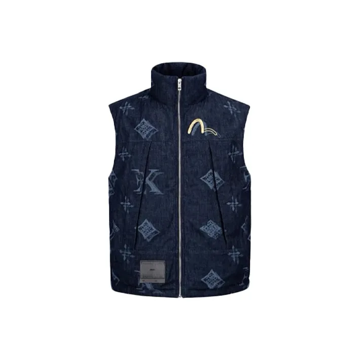 EVISU Vests Men Blue-0
