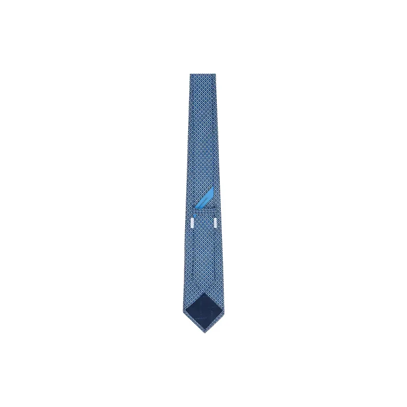 Ferragamo Gancini print Silk Tie-1