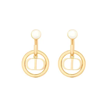 DIOR Earrings Women's Gold