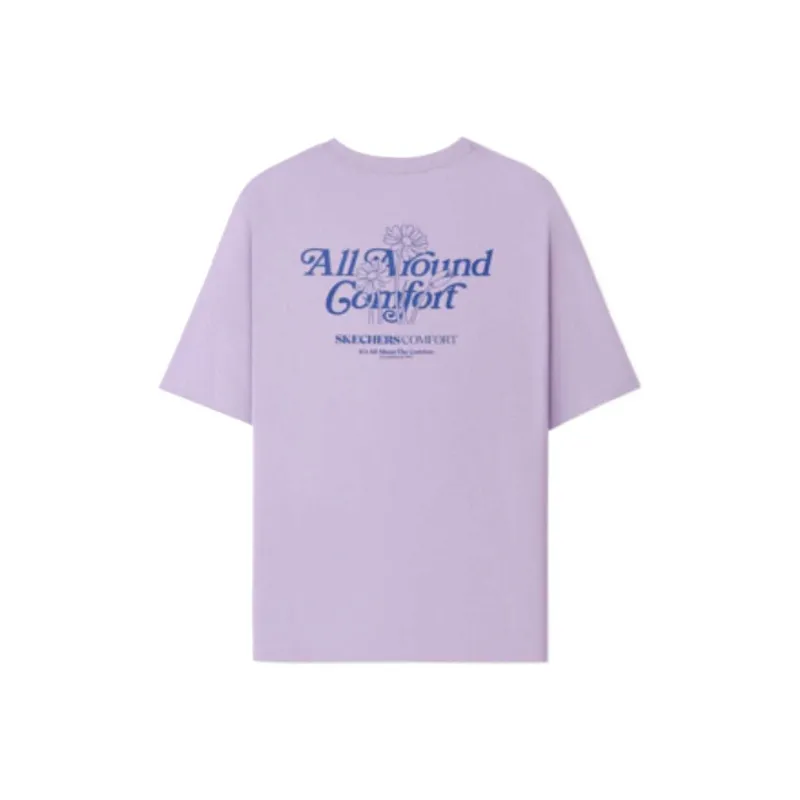 Skechers T Shirt Unisex Lavender 00KC-1