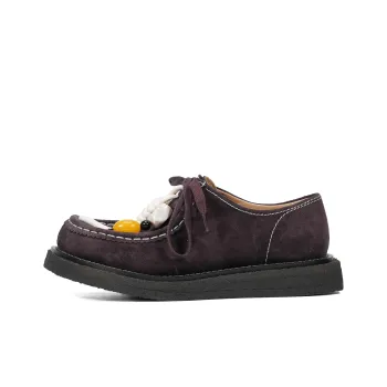 CROOKED CARD Cushioning, Abrasion Resistant, Slip Resistant Low Top Casual Shoes Women's Dark Red