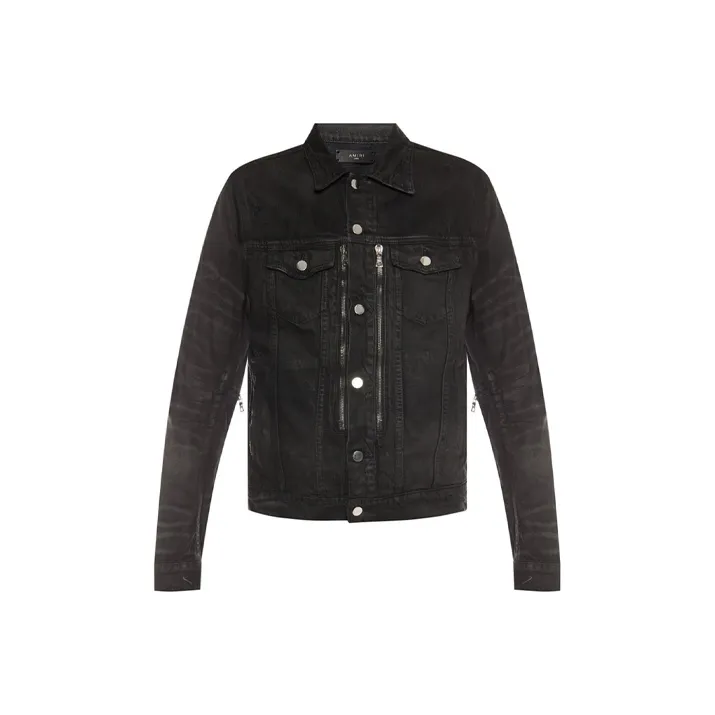 AMIRI Denim Jackets Men Black-0