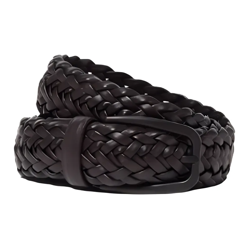 Ermenegildo Zegna Braided Buckle Belt-1