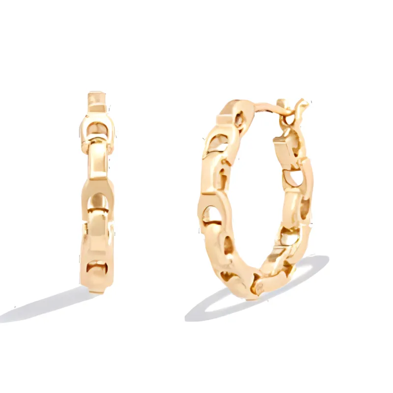 COACH Copper Earrings Women's Gold-0