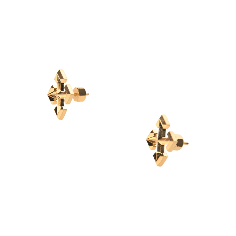 OFF WHITE Big Arrow Earrings-1