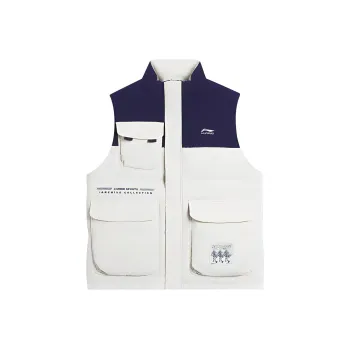 LINING Sports Fashion Collection Vests Men Bud Yellow Gray Multicolor Combination