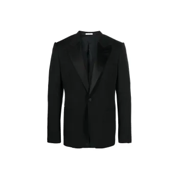 Alexander McQueen Single Breasted Tailored Blazer