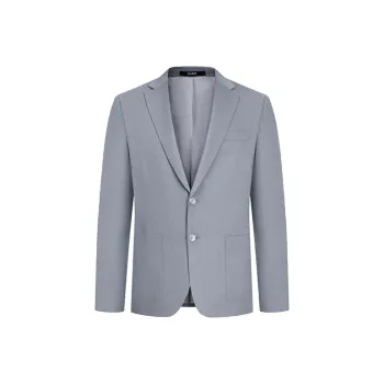 RARE Business Suits Coats Men's Gray Blue