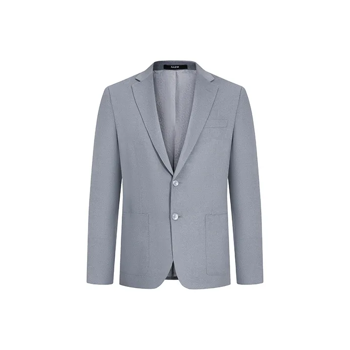 RARE Business Suits Coats Men's Gray Blue-0