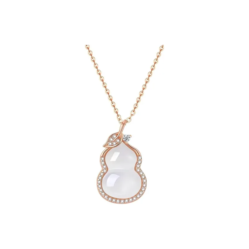 YANFEI Chalcedony Necklaces Women's-0