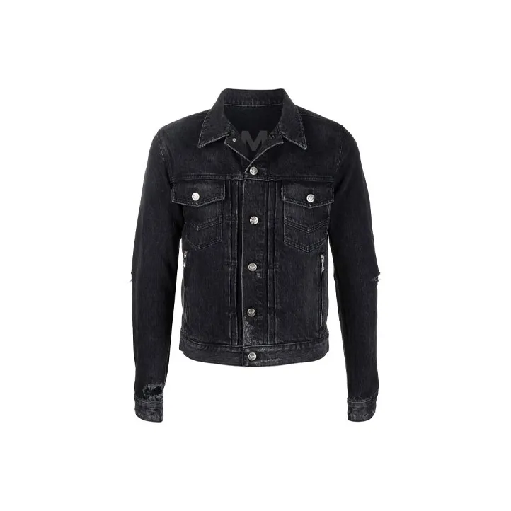 BALMAIN FW21 Denim Jacket Men's Black-0