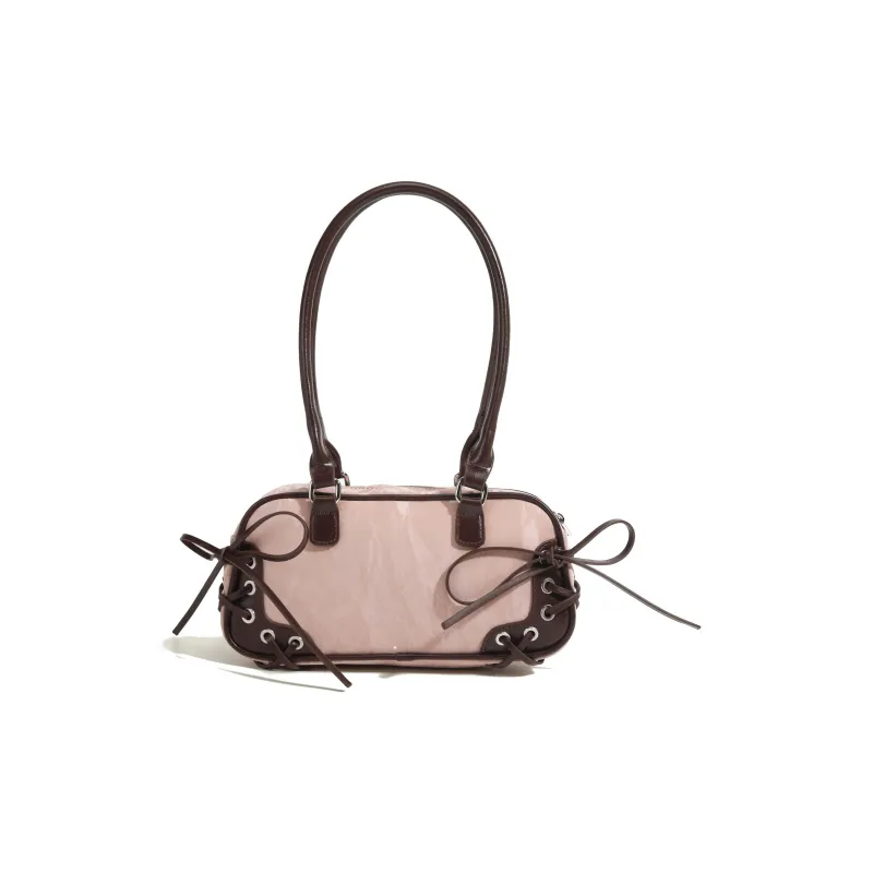 MINLUBAOLUO PU Boston Bag, Shoulder Bag Women's Multicolor-0