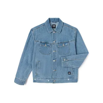 Lee Xline Denim Jackets Unisex Light Blue