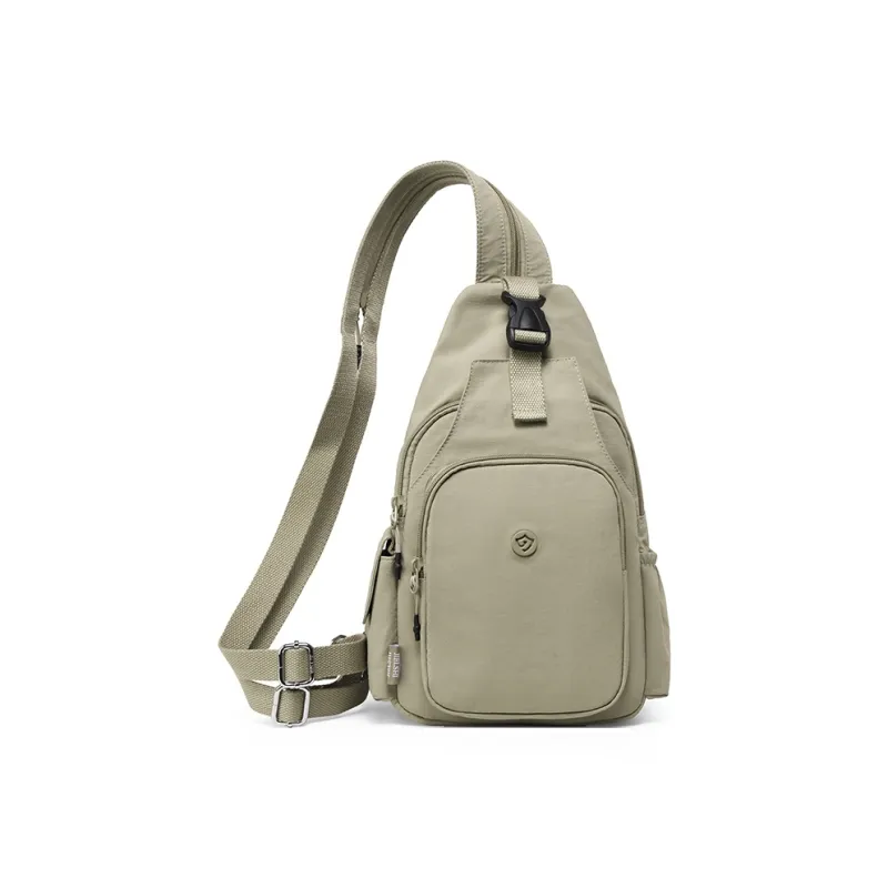 Gerlanx Nylon Fabric Double Shoulder Sling Bag Medium Size Women's Multicolor-12