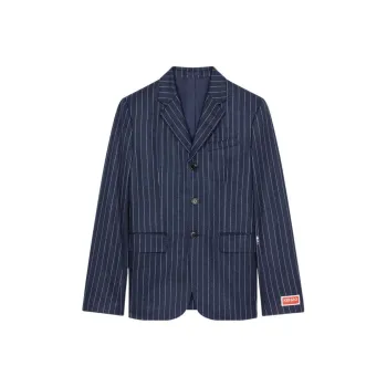 KENZO Striped Fitted Jacket