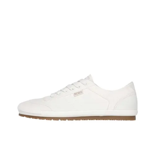Skechers BOBS Trio Low Top Skateboard Shoes Women's White