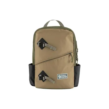 Fjallraven Nylon Backpack Unisex Green & Earth Yellow