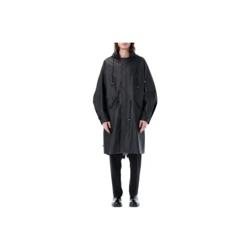 Helmut Lang Logo print Drawstring Parka
