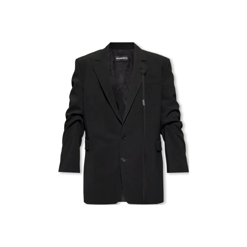 Ann Demeulemeester Single Breasted Tailored Blazer-0