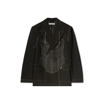 OFF-WHITE Runway Body Stitch Long-Sleeved Jacket