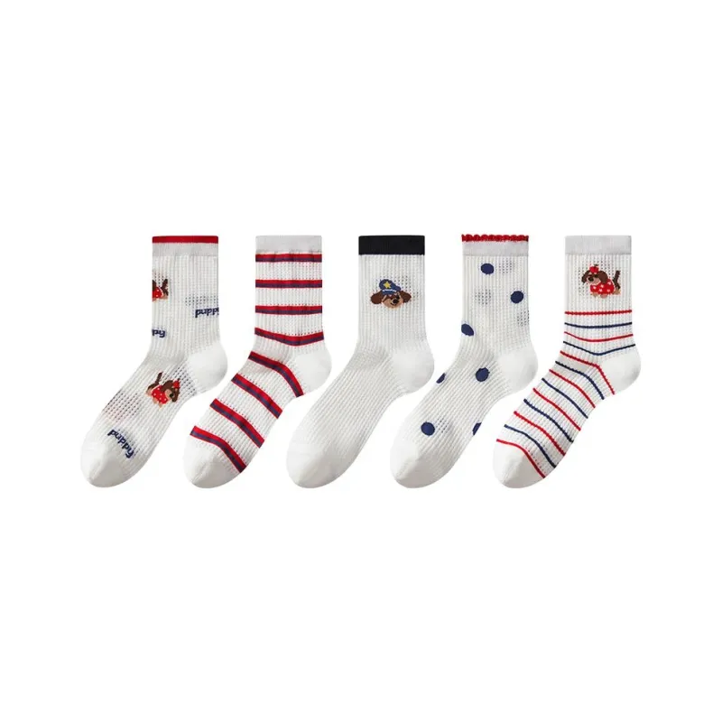 MADALLO Mid Calf Socks Women's 5 Pack-2