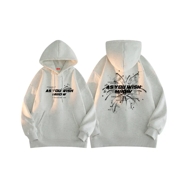 MIIOW Trend Party Series Sweatshirt Unisex Black-13