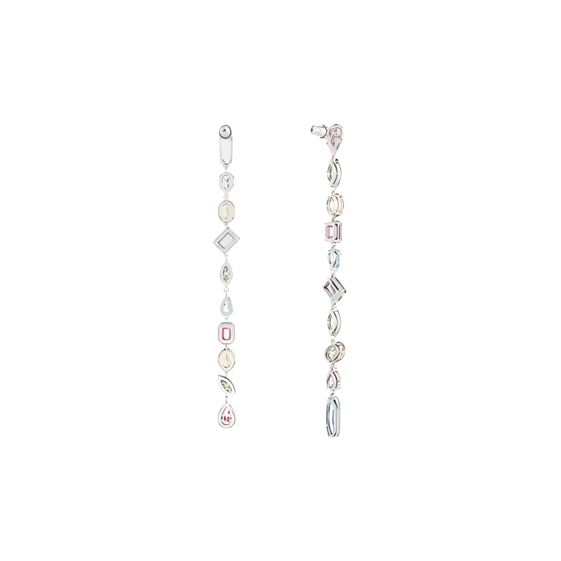 Swarovski Gema Earrings Women's Multicolor-3