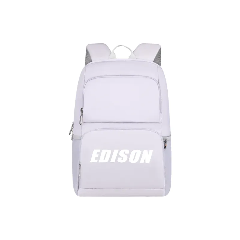 EDISON School Travel Nylon Backpack Unisex Multicolor-15
