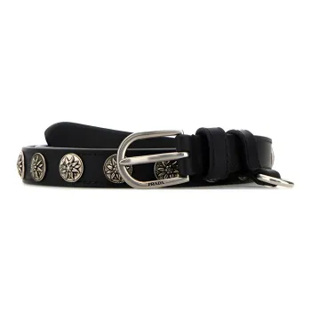 PRADA Stud Embellished Buckle Belt