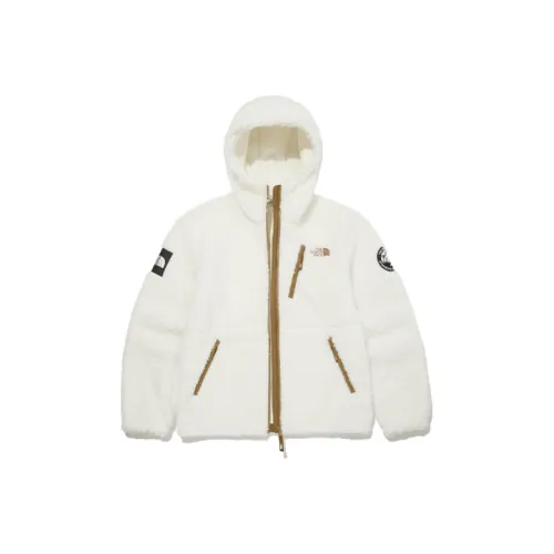 THE NORTH FACE Rimo Hood Fleece Jacket Ivory Unisex Korea Version