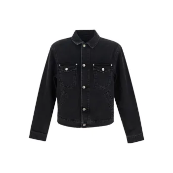 KENZO Denim Jackets Men Black