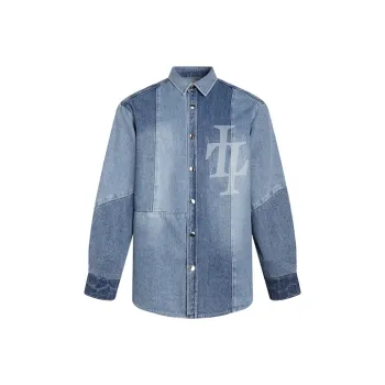 LIUREGALI Denim Jackets Unisex Sky Blue