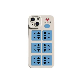 Beams Silicone Material Bulls Power Strip Quirky Phone Cases Compatibility IPhone12/iPhone14 Minimalist Artistic Style