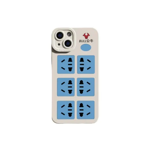 Beams Silicone Material Bulls Power Strip Quirky Phone Cases Compatibility IPhone12/iPhone14 Minimalist Artistic Style