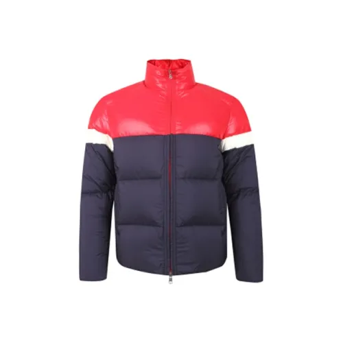 Moncler Down Jackets Men Red Blue Multicolor