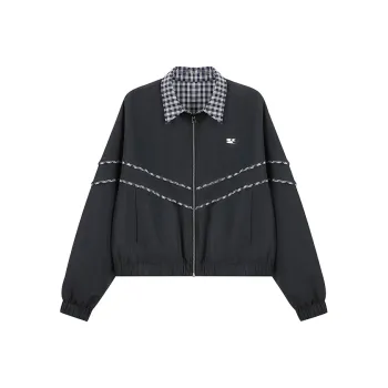 Crying Center Puffer Jacket Unisex Navy Blue